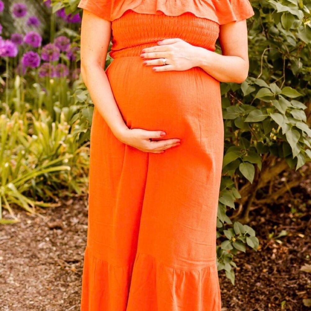 Monteau Women's Orange Dress